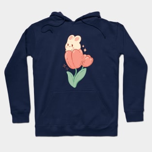 Flower Bun | Pink Hoodie